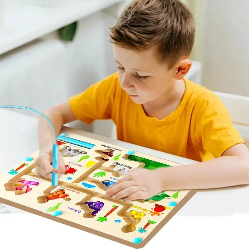 Rainbow Magnet Maze Puzzle Board